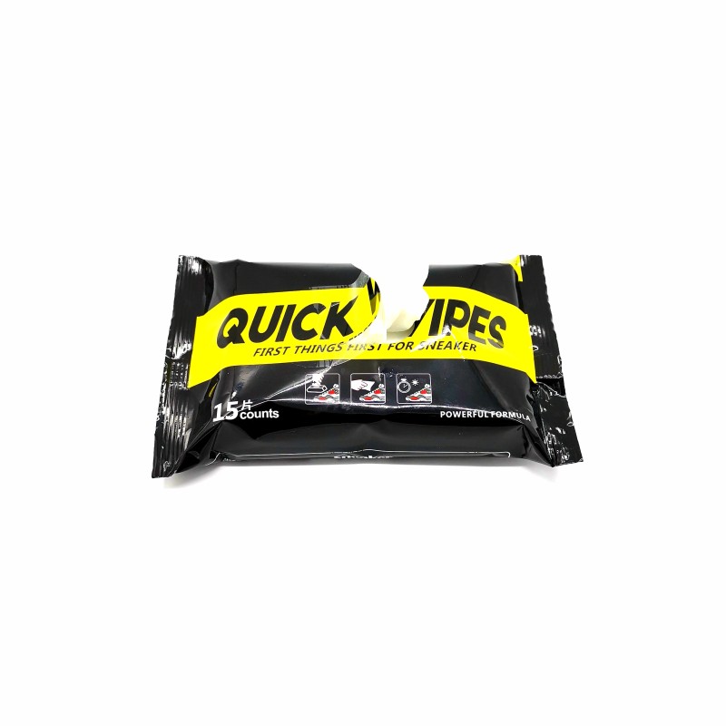 Sneaker Wipes Manufacturer - 15 Pcs Travel Biodegradable Quick