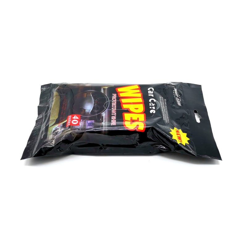 Car Cleaning Wipes Supplier - 40 Pcs Travel Pack Biodegradable