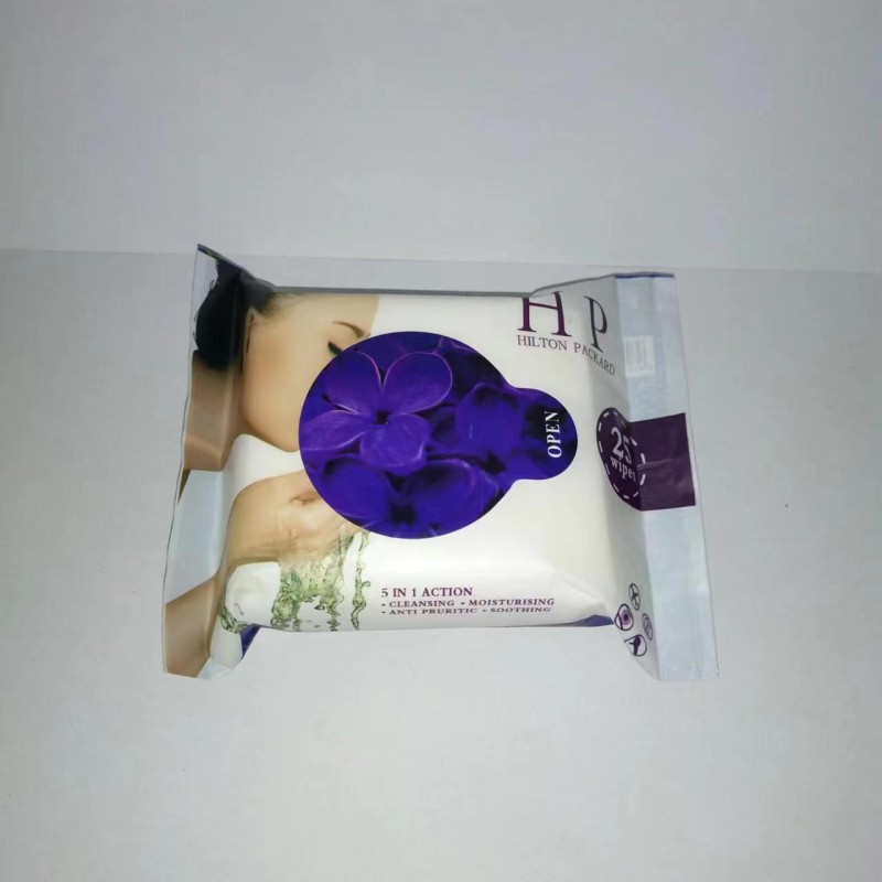 Makeup Remover Wipes Factory - 25 Pcs Biodegradable Herb Feminine