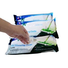 Floor Wipes Factory - 30 Counts Biodegradable Wet Sweeping Cloth