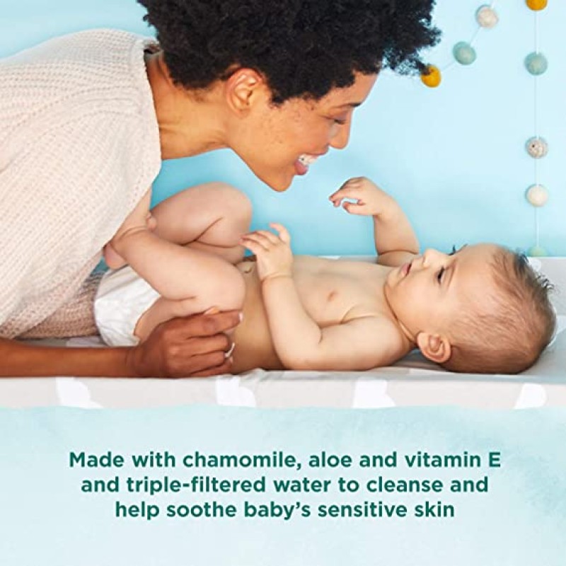 Baby Cleaning Wipes Factory - 80 Counts Retail Pack Natural Care