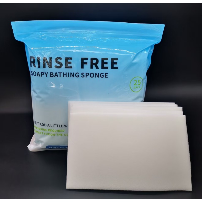 No Rinse Body Sponge Manufacturer - Disposable Soapy Self Sudding