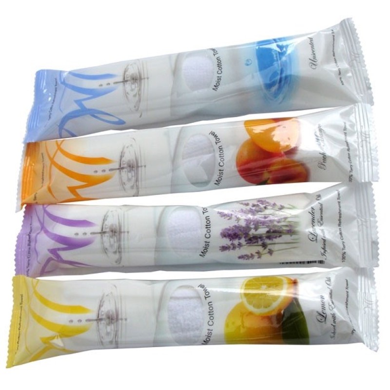 Moist Makeup Remover Towel Factory - Individual Rolled Packed Oshibori
