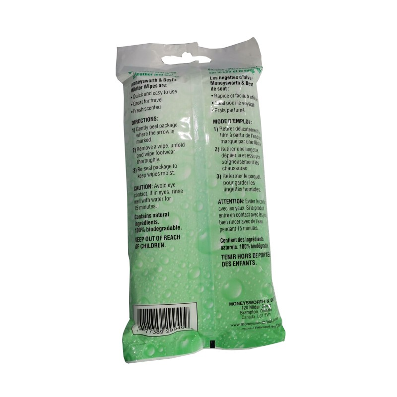 Footwear Wipes Manufacturer - 16 Counts Portable Multifunctional