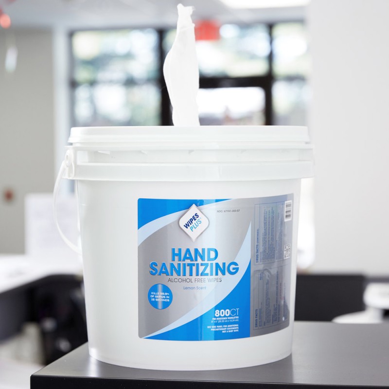 Anti Bacterial Wipes Factory - 800 Counts Barrel Package Gym
