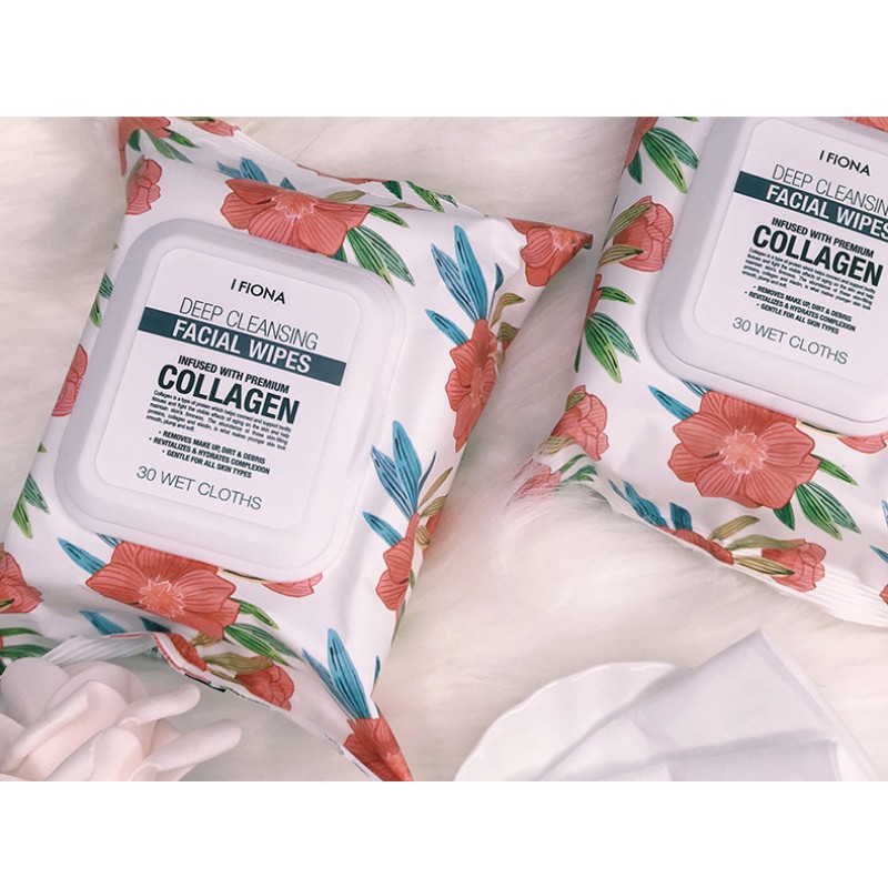 Facial Makeup Remover Wipes Supplier - 30 Counts Biodegradable Deep