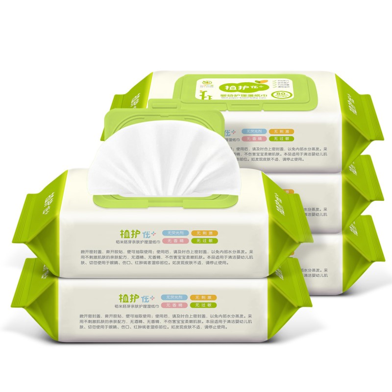 Water Wipes Manufacturer - 80 Pcs Unscented Refreshing Baby