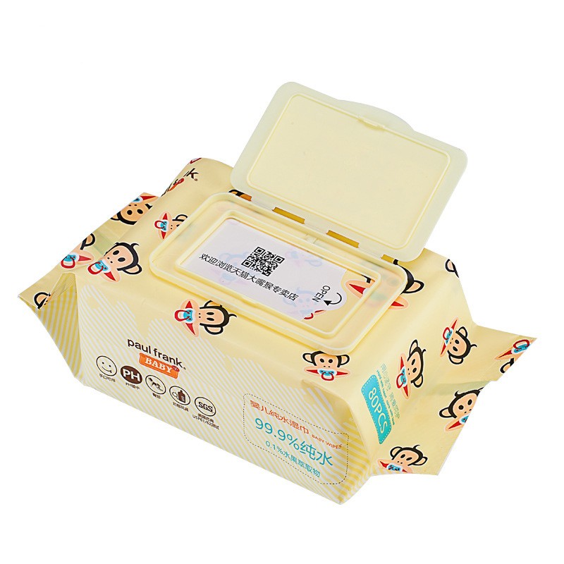 Baby Cleaning Wipes Factory - 80 Pcs Bamboo Moist Hand Mouth
