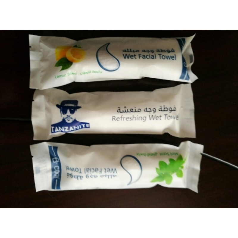 Moist Cotton Towelette Manufacturer - Airline Oshibori Biodegradable