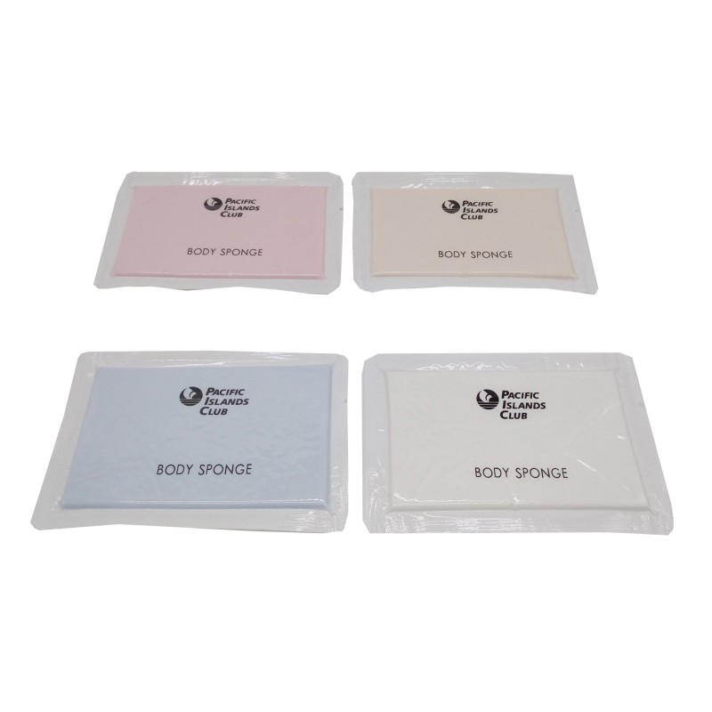 Pre Soaped Body Sponge Factory - Hotel Branded Disposable Compressed