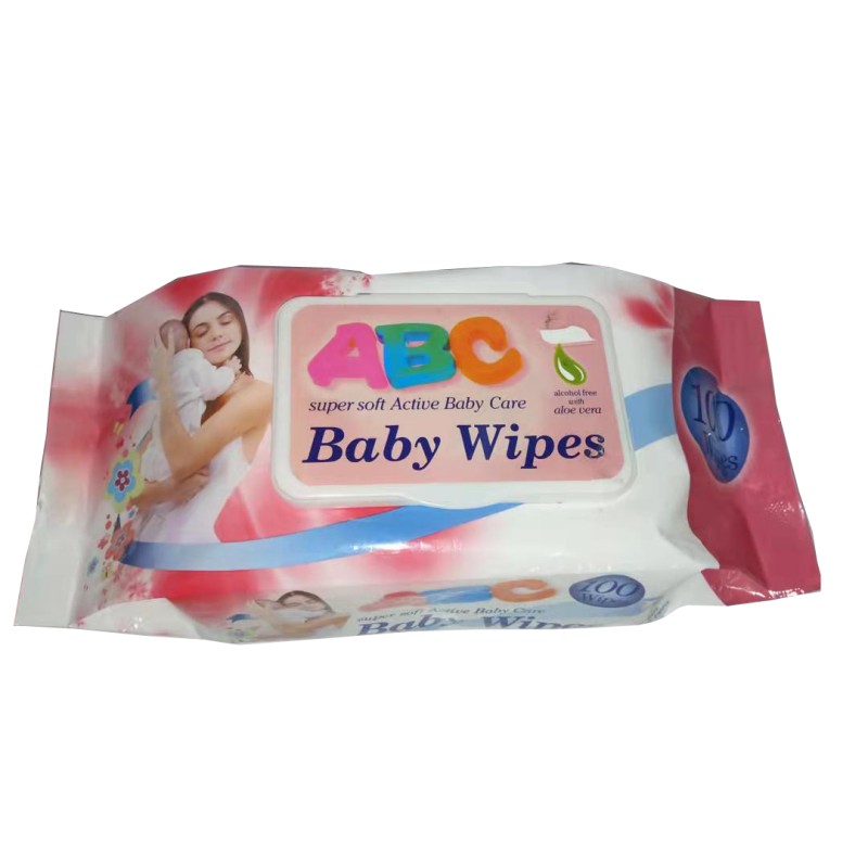 Baby Cleaning Wipes Factory - 80 Counts Retail Pack Natural Care