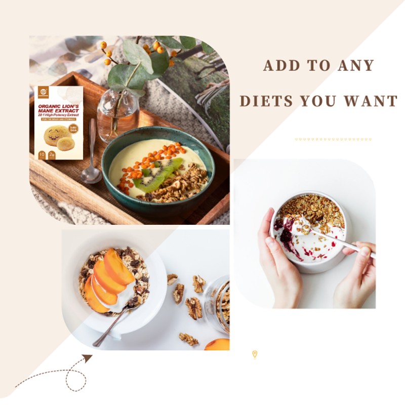 Hericium Erinaceus Extract Powder Factory - EU/USDA Organic Certified Custom Formula