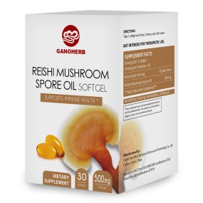 EU Organic Ganoderma Spore Oil Softgel Capsules Supplier - OEM Custom Easy to Swallow