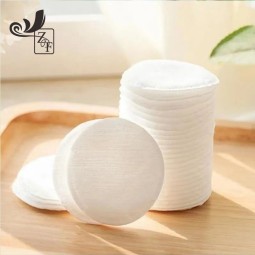 Cotton Pads Factory - OEM&ODM Disposable Cotton Facial Make up Remover Pads Cleaning Skin Care Organic Cosmetic Round
