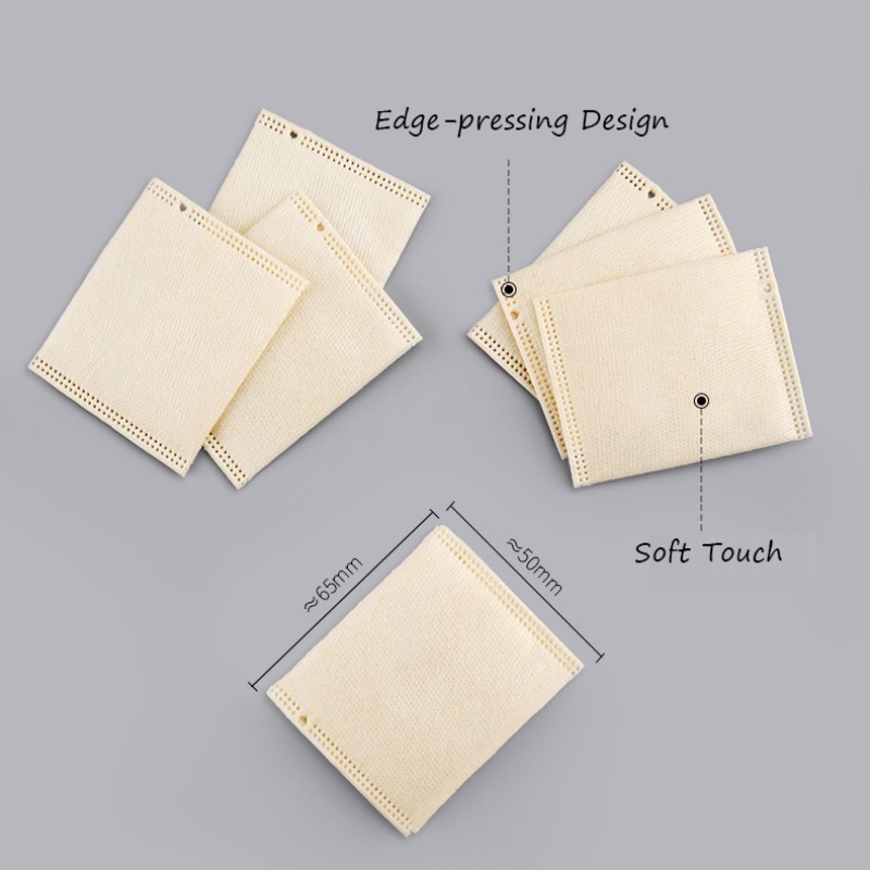 Bamboo Pads Manufacturer - Biodegradable Disposable Bamboo Yellow Cosmetic Cotton Pads for Cleansing Bulk Order
