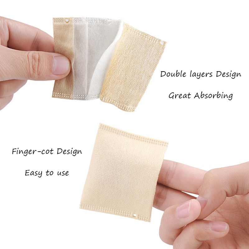 Bamboo Pads Manufacturer - Biodegradable Disposable Bamboo Yellow Cosmetic Cotton Pads for Cleansing Bulk Order