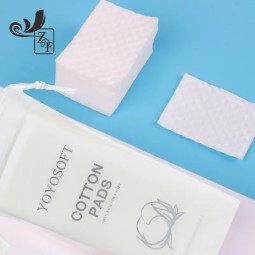 Massage Pads Supplier - Gentle and Soft Home Hotel Eco 100% Pure Disposable Massage Cotton Pads for Makeup Remove