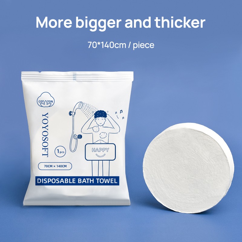 Compressed Towel Supplier - Manufacturer Direct Sell OEM Soft Cotton Compressed Bath Towel Disposable Travel Towel