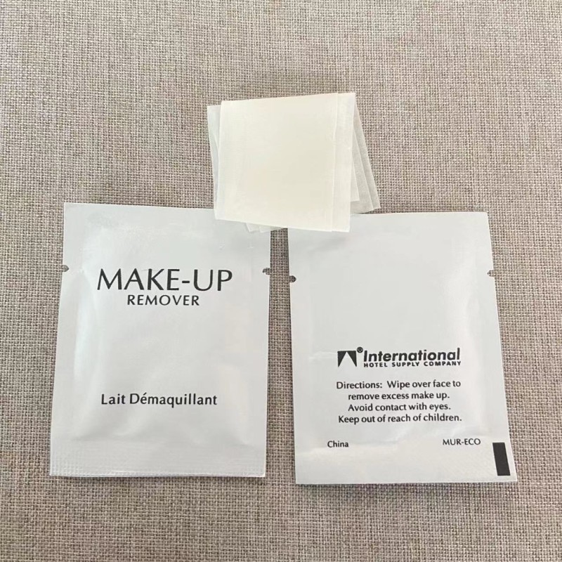 Makeup Remover Wipes Factory - 100% Biodegradable Single Makeup Remover Wipes Individually Wrapped with Custom Logo