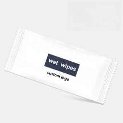 Wet Wipe Supplier - Custom Single Piece Nonwoven Wet Wipe Tissue Individual Travel Package Disposable Cleansing