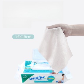 Baby Wipes Supplier - Custom Size Logo Soft Care Baby Wet Wipes Newborn Water Cleansing Wipes with Logos