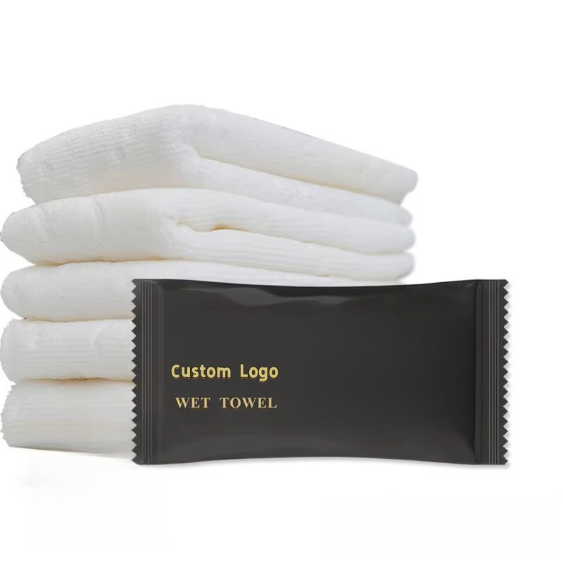 Refresher Wipes Manufacturer - Factory Direct Custom Logo Hotel Restaurant Disposable Refresher Wipes Airway