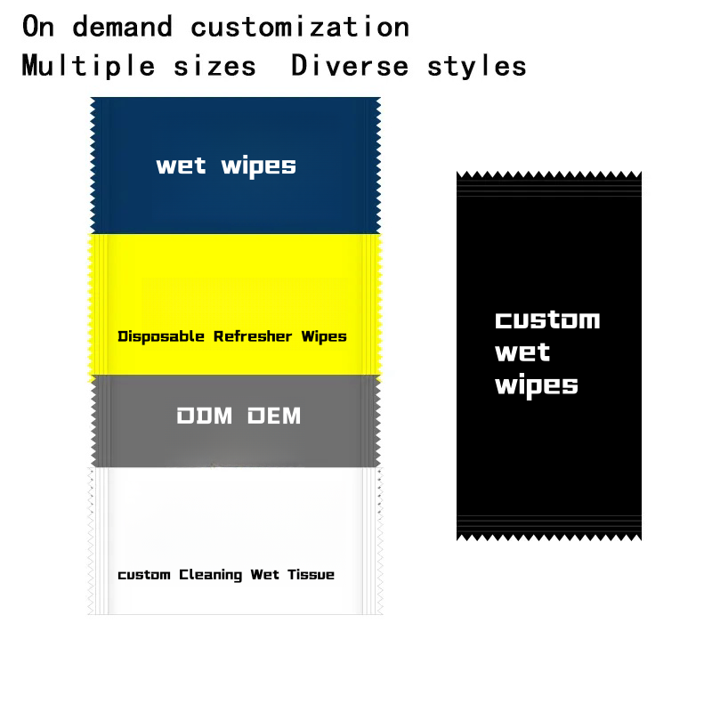 Cleansing Wipes Factory - Factory Wholesale Disposable Extractable Mini Cleansing Wet Wipes Single Pack