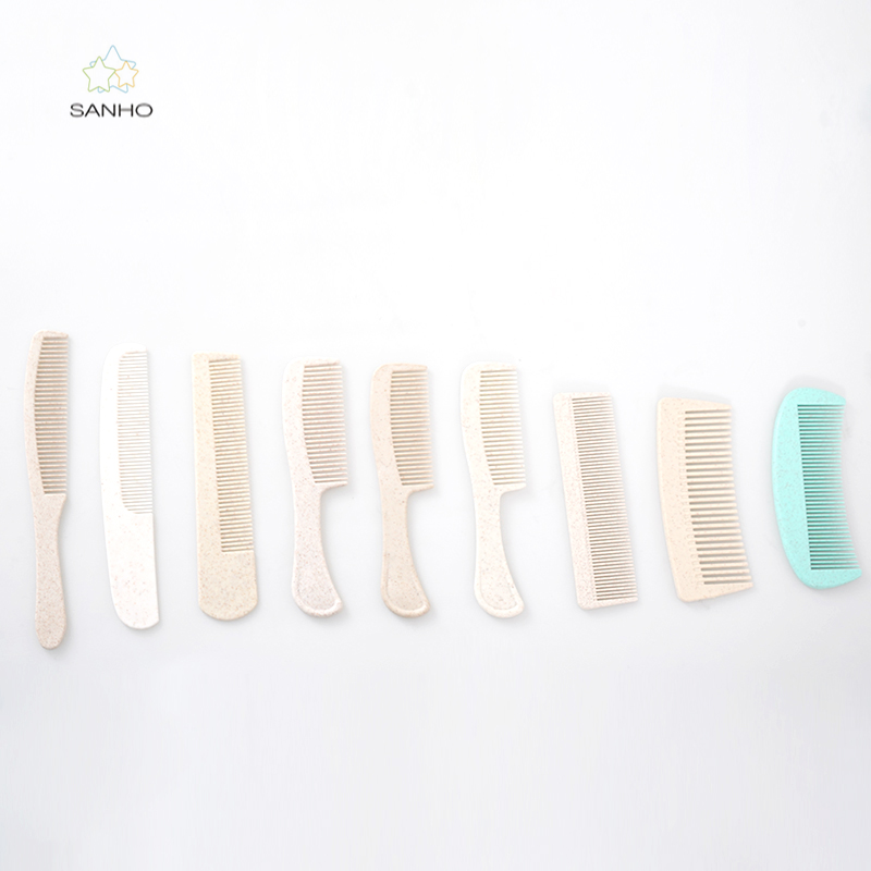 Hair Comb Supplier - High Quality Eco Friendly Biodegradable Wheat Straw Hair Comb for Woman Small Plastic