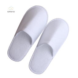Hotel Slipper Manufacturer - Large Daily Sales Hotel Disposable Slipper Anti-Slip Cotton Low Price Sterilized