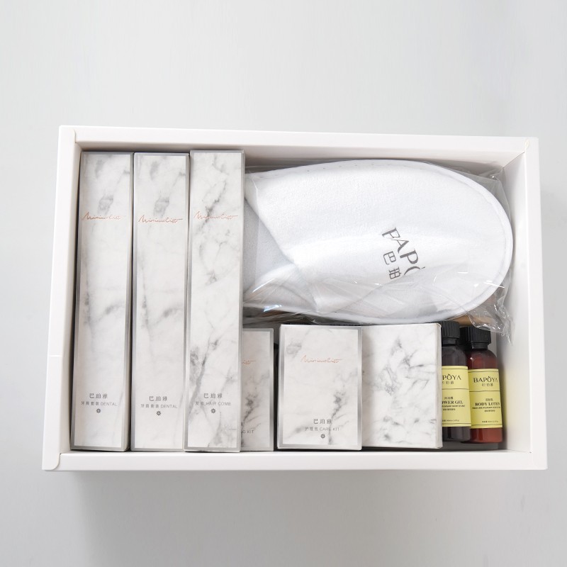 Bathroom Supplies Factory - Personalized Disposable Guest Bathroom Supplies Eco-Friendly Hotel Amenities Kits