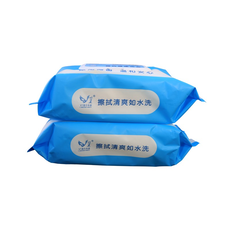 Moist Tissue Supplier - Individual Cleaning Sanitary Toilet Disposable Airline Wet Moist Tissue Paper Towels