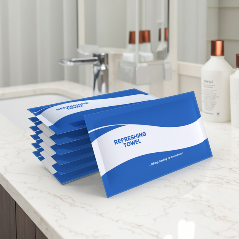 Disposable Towel Supplier - White Small Towel Disposable Towel Restaurant Hotel KTV Wet Towel Wholesale