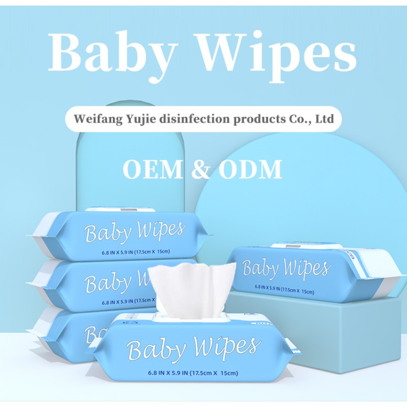 Baby Wipes Factory - Eco-friendly Lingettes Bebe 100% Biodegradable Certified Organic Baby Wipes Bamboo Wet
