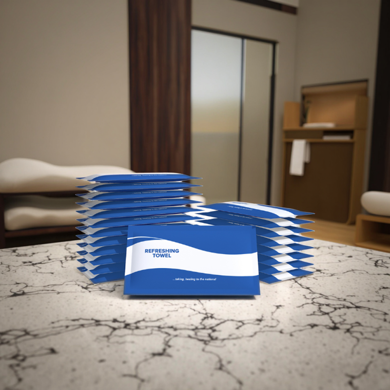 Disposable Towel Supplier - White Small Towel Disposable Towel Restaurant Hotel KTV Wet Towel Wholesale