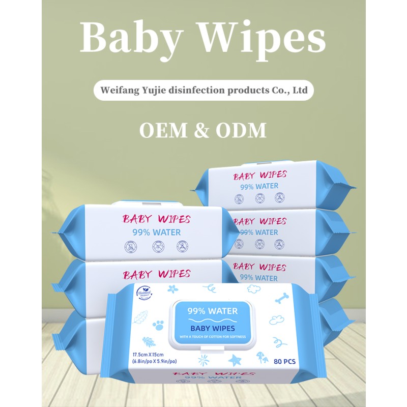 Baby Wipes Factory - High Quality Custom Logo Dry Baby Tender Special Wet Tissue Paper for Care Baby Newborn