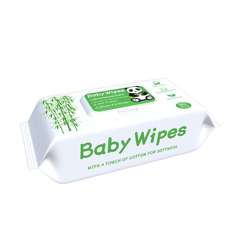 Baby Wipes Supplier - Free Sample OEM Natural Disposable Biodegradable Flushable Organic Eco Custom Paper Baby
