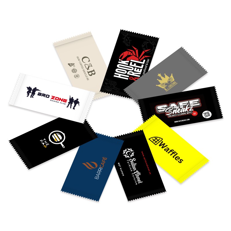 Household Wipes Factory - Soft Household Wet Wipes for Face and Hands Individually Wrapped for Restaurant Hotel