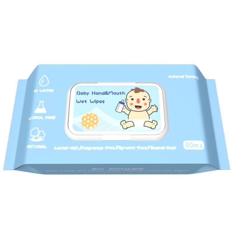 Baby Wipes Manufacturer - Alcohol Free Skincare 50pcs Baby Wet Wipes OEM Wholesale Competitive Disinfection Towel