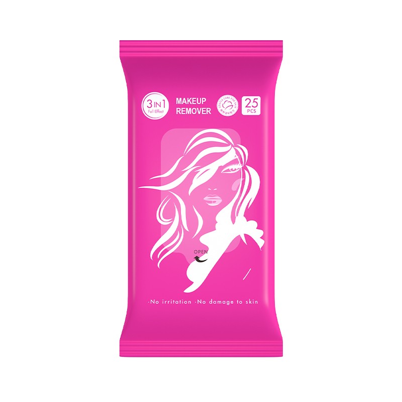 Makeup Remover Wipes Manufacturer - Hot Selling OEM Free Sample Moisturizing Extract Fruit Plant Essence Custom