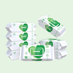 Baby Wipes Supplier - OEM ODM Fragrance Free Mouth and Hands 72ct Baby Wet Wipes with Aloe Vera Bulk