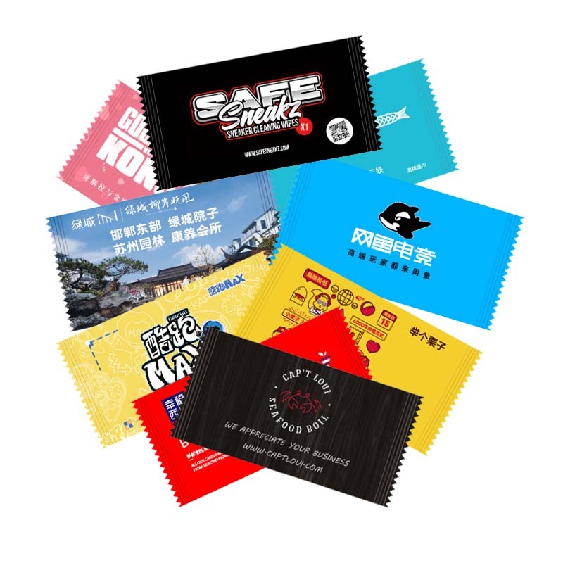 Wet Wipes Factory - Factory Customized Single Piece Wet Wipes Airline Hotel Catering Customized Single Packaging