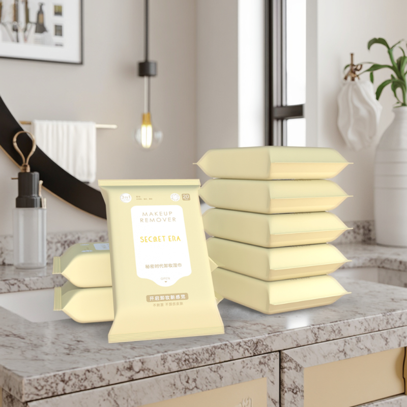 Makeup Wipes Factory - Biodegradable Mild Formula Makeup Wipes Custom Face Wash Wipe Makeup Wipes Packaging Daily