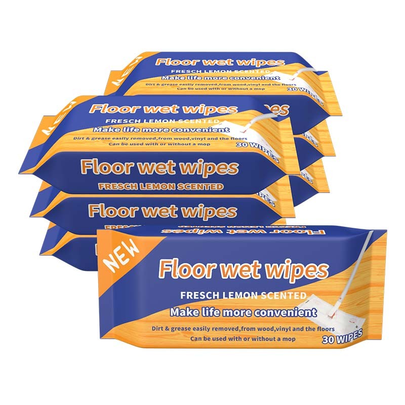 Floor Wipes Manufacturer - No Pigment Healthcare Customized Spunlace Non-woven Fabric Floor Wet Wipes Flash Speed