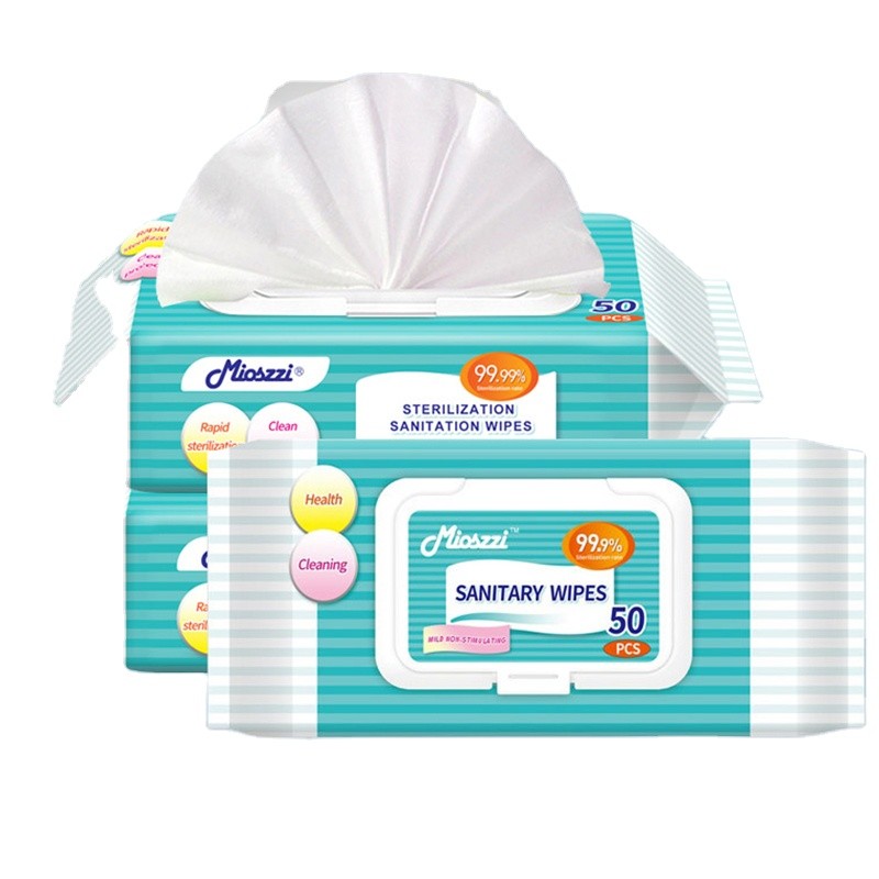 Hygienic Wet Wipes Manufacturer - OEM Quaternary Ammonium Salt 50pcs