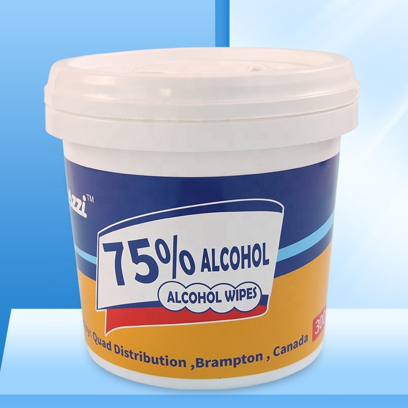 Hand Sanitizer Wipes Factory - 75% Alcohol Large Bucket Promotional