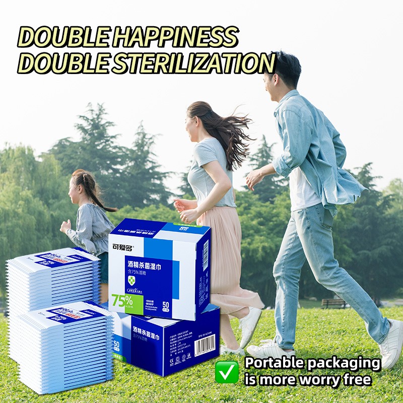 Antiseptic Wet Wipes Factory - OEM Hypoallergenic 10-Pack Portable