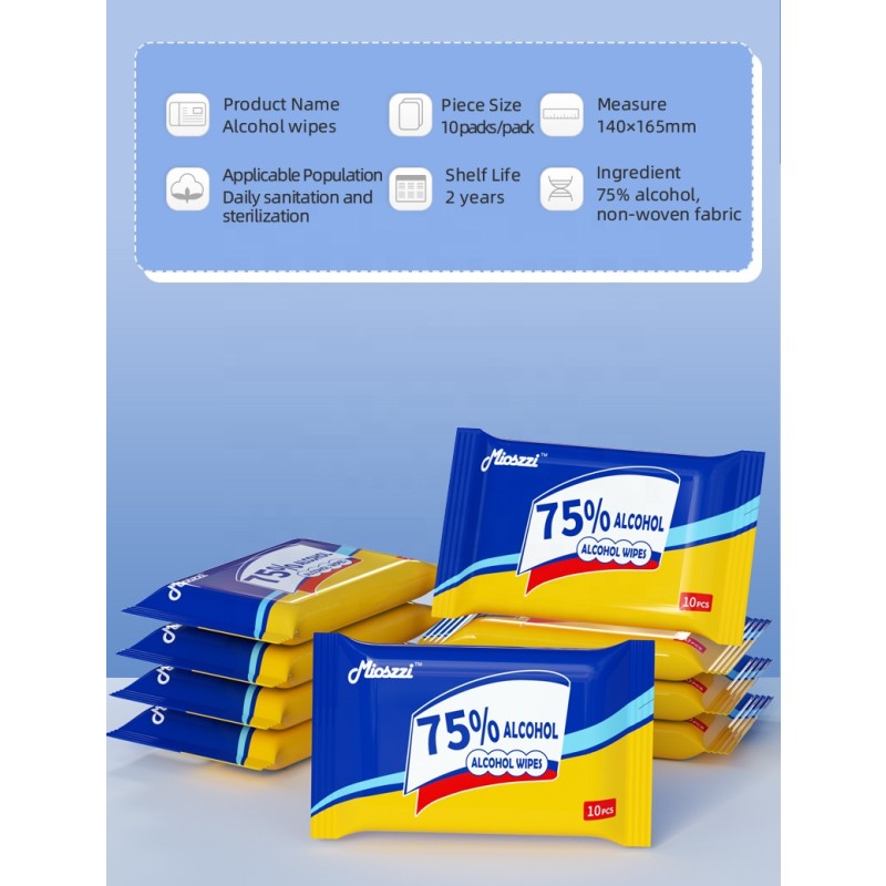 Alcohol Wipes Supplier - RTS 10 Bags 75% Germisept Disfectant