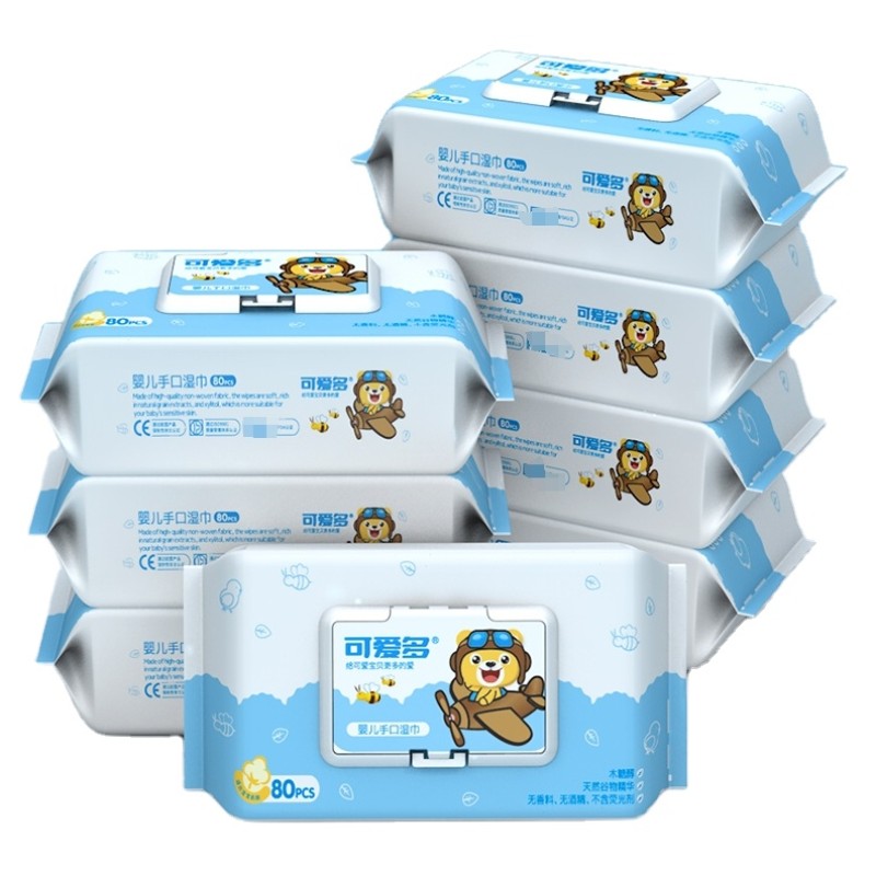 Baby Wet Wipes Factory - Hot Selling Wholesale Eco-Friendly 80pcs