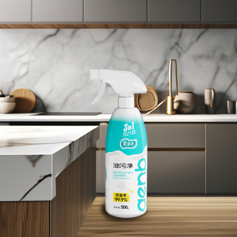 Kitchen Cleaner Supplier - Heavy Oil Stain Remover Foam Spray