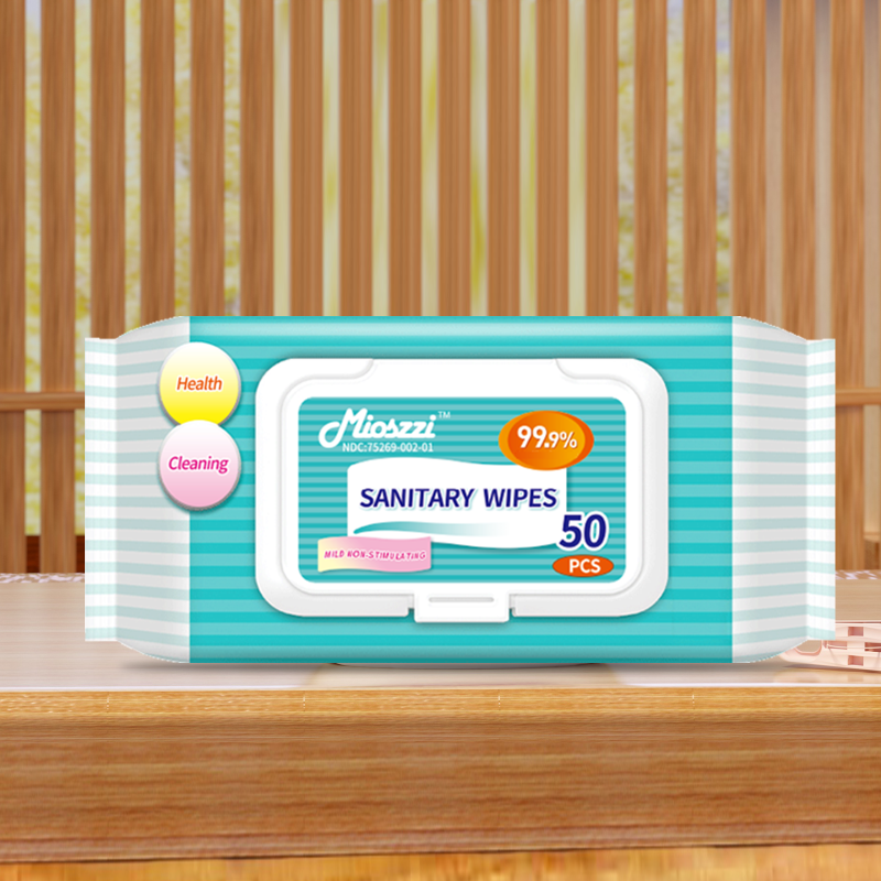 Hygienic Wet Wipes Manufacturer - OEM Quaternary Ammonium Salt 50pcs